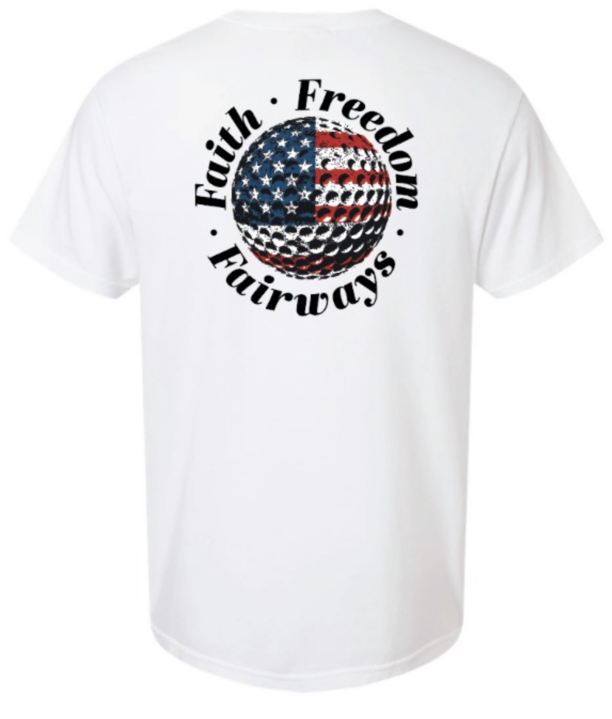 Faith · Freedom · Fairways Tee