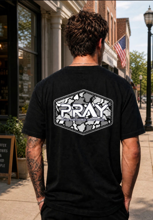 Duck Camo PRAY Tee