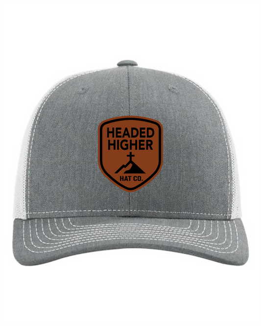 Headed Higher Hat Co. Leather Patch Hat
