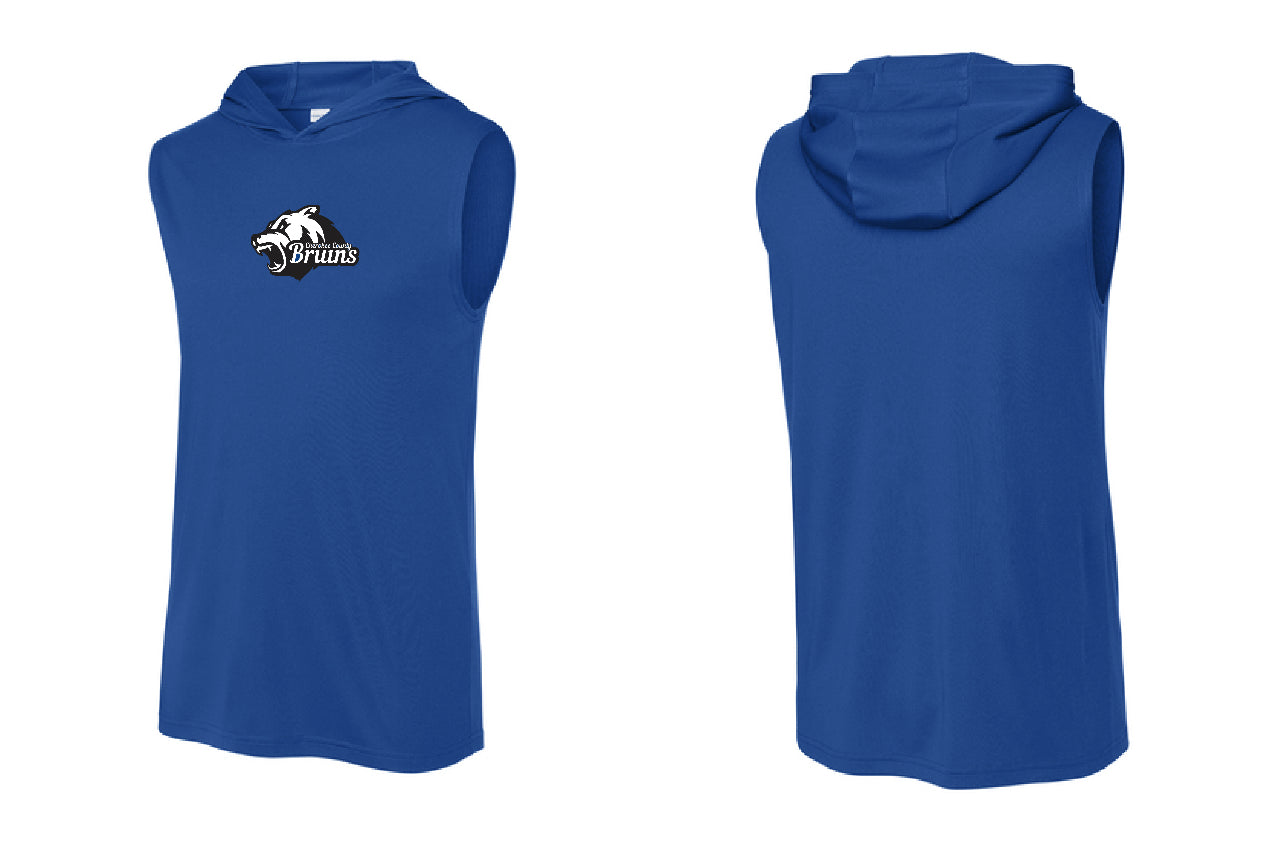 Bruins Sleeveless Performance Hooded Shirt (Front Logo)