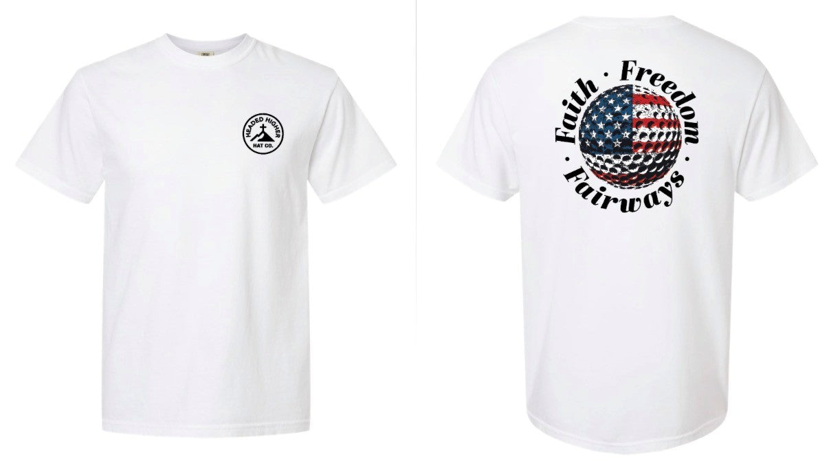 Faith · Freedom · Fairways Tee